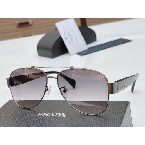 Replica Prada AAA Quality Sunglasses For Men #854430 $56.00 USD for Wholesale