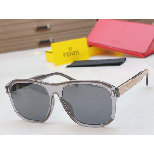 Fendi AAA Quality Sunglasses #854432 $58.00 USD, Wholesale Replica Fendi AAA Quality Sunglasses