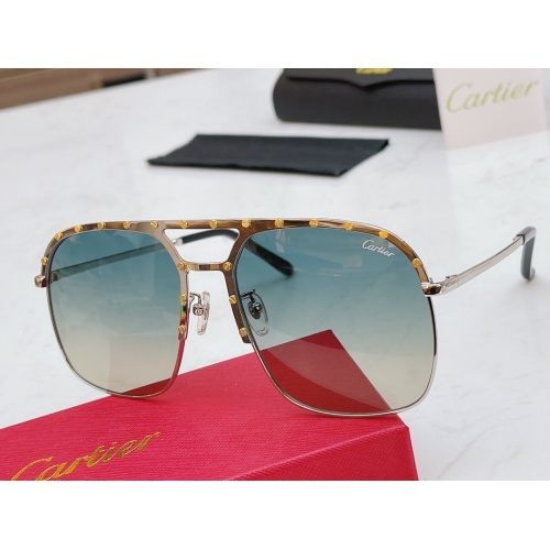 Cartier AAA Quality Sunglasses #854453 $60.00 USD, Wholesale Replica Cartier AAA Quality Sunglassess