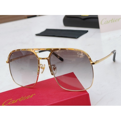 Cartier AAA Quality Sunglasses #854454 $60.00 USD, Wholesale Replica Cartier AAA Quality Sunglassess