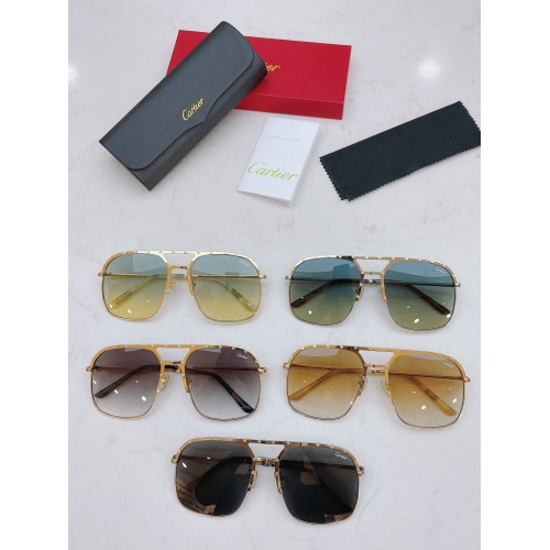 Replica Cartier AAA Quality Sunglasses #854455 $60.00 USD for Wholesale