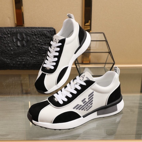 Armani Casual Shoes For Men #854698 $88.00 USD, Wholesale Replica Armani Casual Shoes