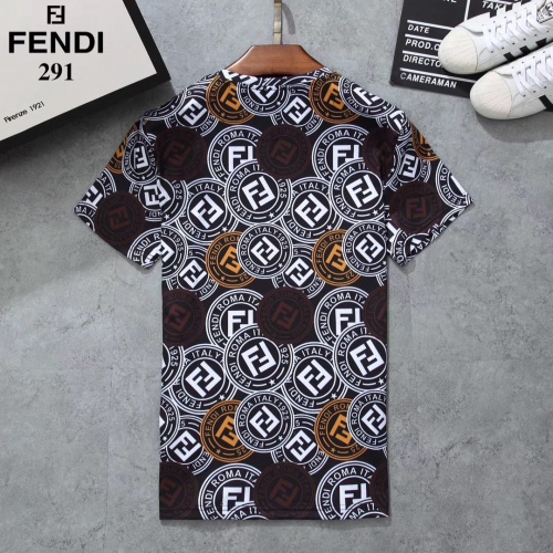 Replica Fendi T-Shirts Short Sleeved For Men #854778 $25.00 USD for Wholesale
