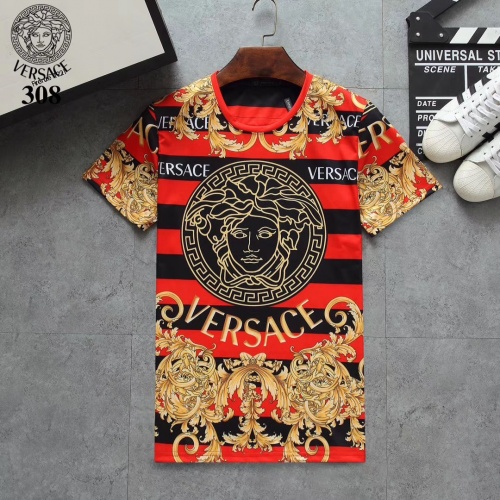 Versace T-Shirts Short Sleeved For Men #854799 $25.00 USD, Wholesale Replica Versace T-Shirts