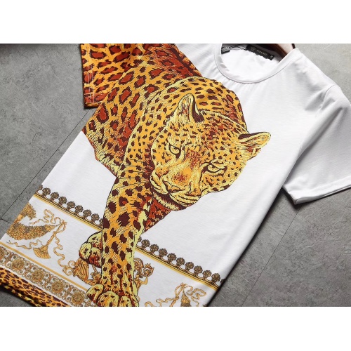 Replica Versace T-Shirts Short Sleeved For Men #854802 $25.00 USD for Wholesale