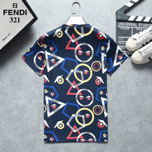 Replica Fendi T-Shirts Short Sleeved For Men #854826 $25.00 USD for Wholesale