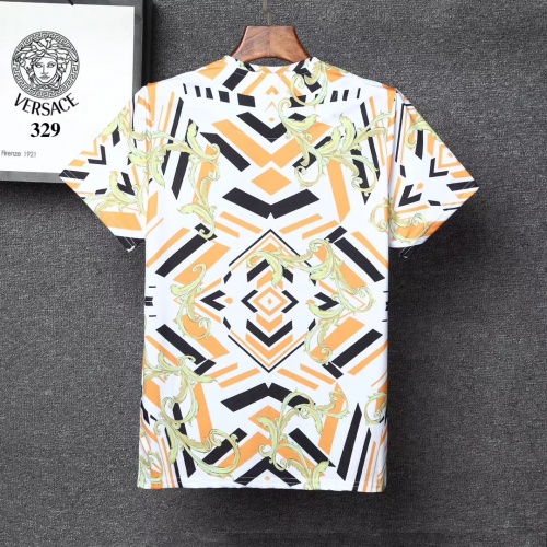 Replica Versace T-Shirts Short Sleeved For Men #854856 $25.00 USD for Wholesale