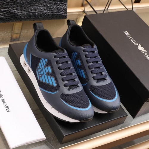 Replica Armani Casual Shoes For Men #855058 $85.00 USD for Wholesale