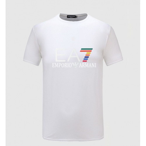 Armani T-Shirts Short Sleeved For Men #855209 $27.00 USD, Wholesale Replica Armani T-Shirts
