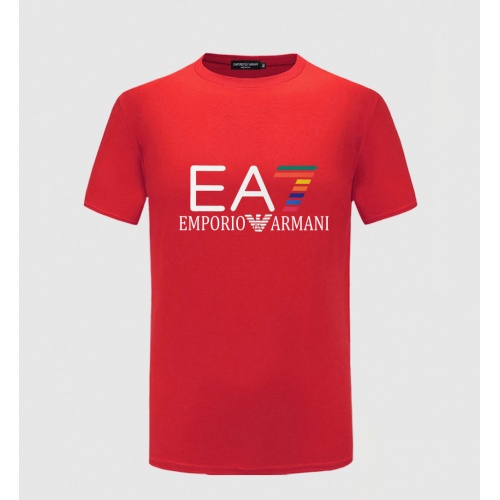 Armani T-Shirts Short Sleeved For Men #855214 $27.00 USD, Wholesale Replica Armani T-Shirts