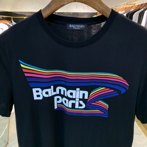 Replica Balmain T-Shirts Short Sleeved For Men #855457 $41.00 USD for Wholesale