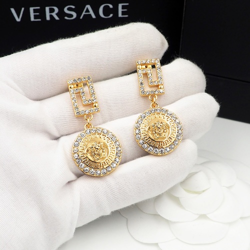 Replica Versace Earrings For Women #855489 $32.00 USD for Wholesale