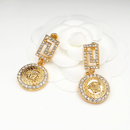 Replica Versace Earrings For Women #855489 $32.00 USD for Wholesale