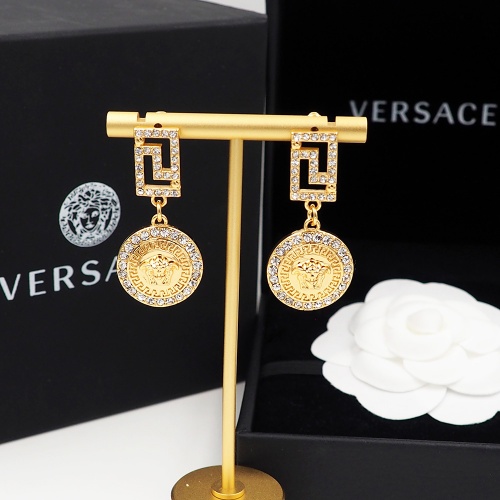 Replica Versace Earrings For Women #855489 $32.00 USD for Wholesale