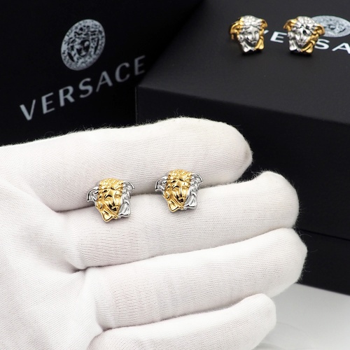 Replica Versace Earrings For Women #855504 $25.00 USD for Wholesale