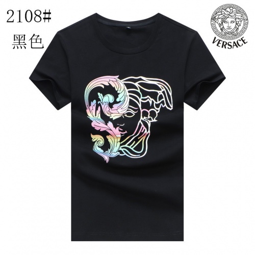 Versace T-Shirts Short Sleeved For Men #855548 $27.00 USD, Wholesale Replica Versace T-Shirts