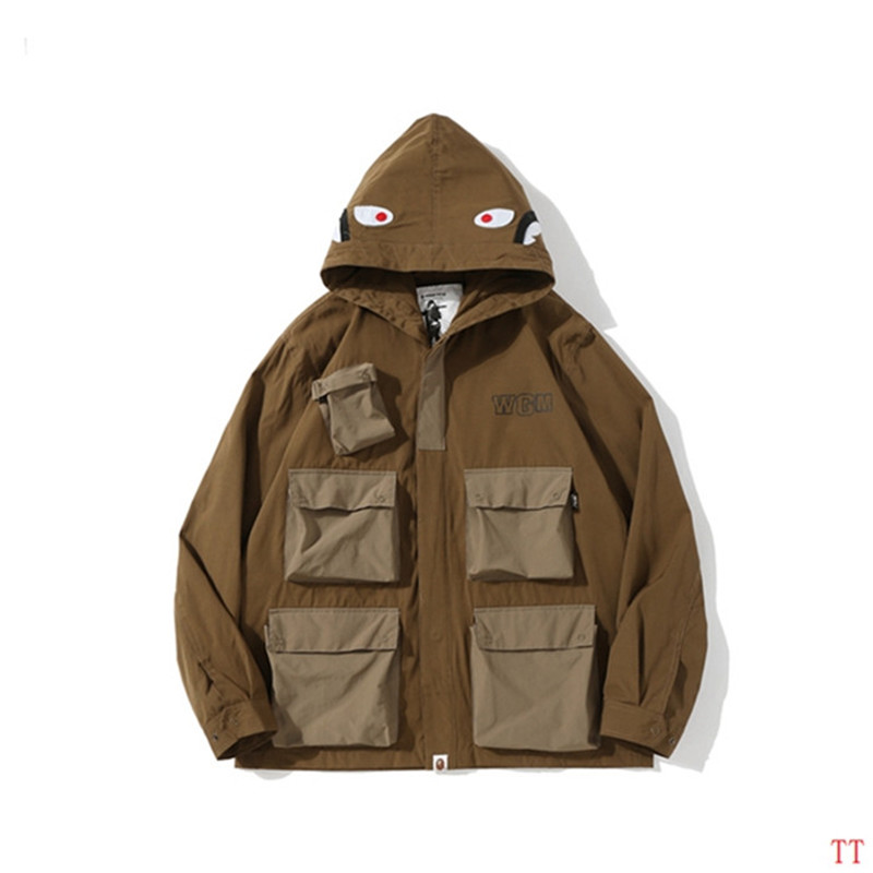Bape Jackets Long Sleeved For Men 843043 72.00 USD, Wholesale Replica