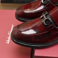 $98.00 USD Salvatore Ferragamo Leather Shoes For Men #849639