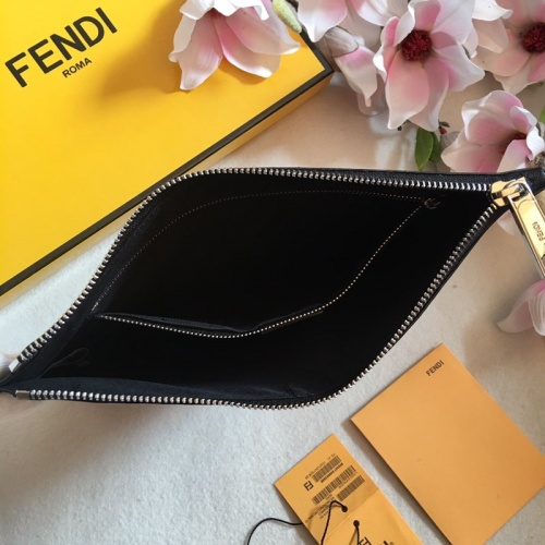 Replica Fendi AAA Man Wallets #855741 $72.00 USD for Wholesale