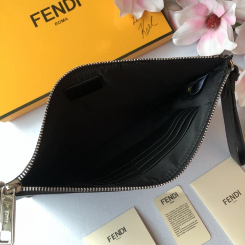 Replica Fendi AAA Man Wallets #855747 $72.00 USD for Wholesale