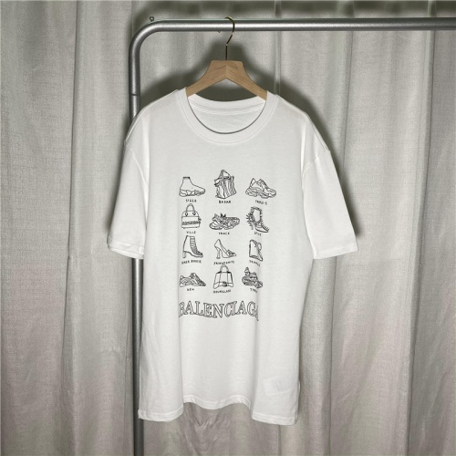 Balenciaga T-Shirts Short Sleeved For Men #855765 $29.00 USD, Wholesale Replica Balenciaga T-Shirts