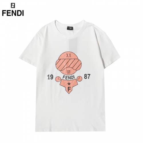 Fendi T-Shirts Short Sleeved For Men #855819 $27.00 USD, Wholesale Replica Fendi T-Shirts
