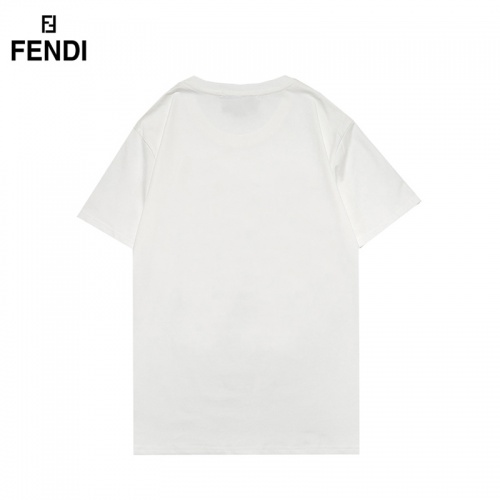 Replica Fendi T-Shirts Short Sleeved For Men #855819 $27.00 USD for Wholesale