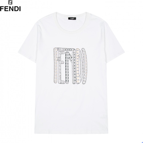 Fendi T-Shirts Short Sleeved For Men #855825 $27.00 USD, Wholesale Replica Fendi T-Shirts