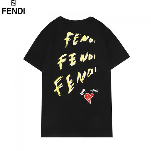 Replica Fendi T-Shirts Short Sleeved For Men #855833 $29.00 USD for Wholesale