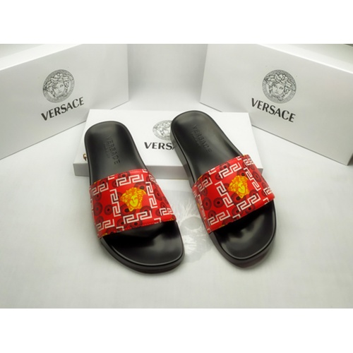 Versace Slippers For Men #855883 $40.00 USD, Wholesale Replica Versace Slippers