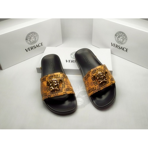 Versace Slippers For Men #855889 $40.00 USD, Wholesale Replica Versace Slippers