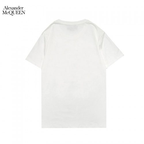 Replica Alexander McQueen T-shirts Short Sleeved For Men #855925 $27.00 USD for Wholesale