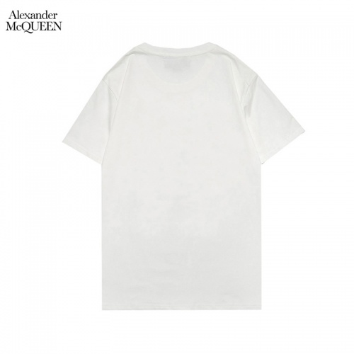 Replica Alexander McQueen T-shirts Short Sleeved For Men #855928 $27.00 USD for Wholesale