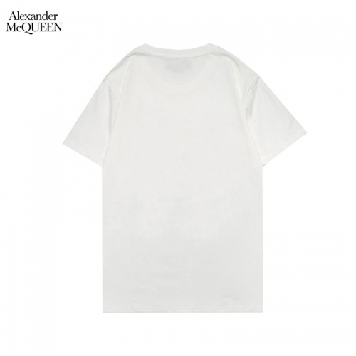 Replica Alexander McQueen T-shirts Short Sleeved For Men #855930 $27.00 USD for Wholesale
