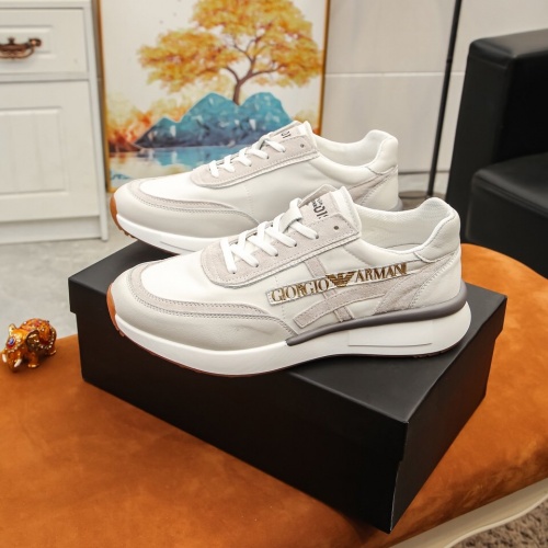 Replica Armani Casual Shoes For Men #855942 $82.00 USD for Wholesale