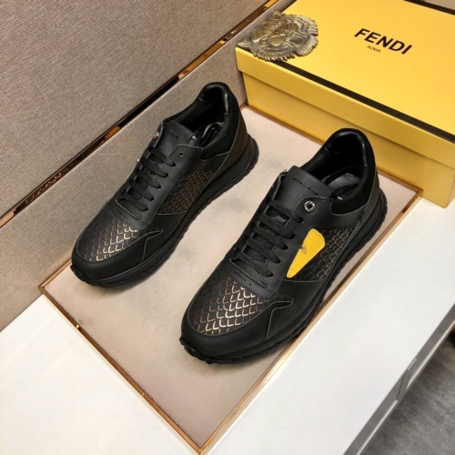 Replica Fendi Casual Shoes For Men #855964 $92.00 USD for Wholesale