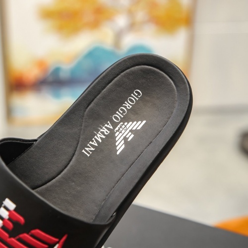 Replica Armani Slippers For Men #855966 $52.00 USD for Wholesale