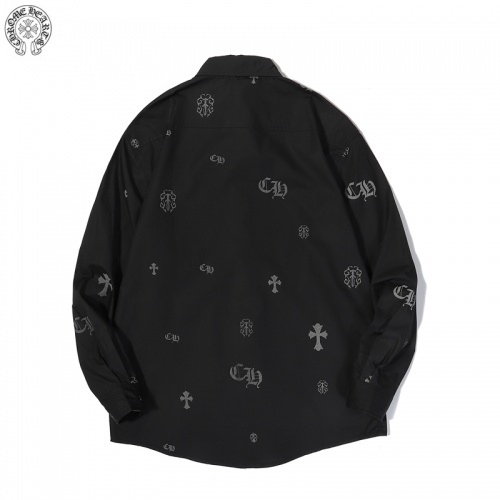 Replica Chrome Hearts Shirts Long Sleeved For Men #856267 $45.00 USD for Wholesale