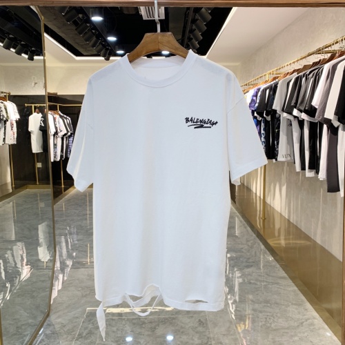 Balenciaga T-Shirts Short Sleeved For Men #856395 $42.00 USD, Wholesale Replica Balenciaga T-Shirts