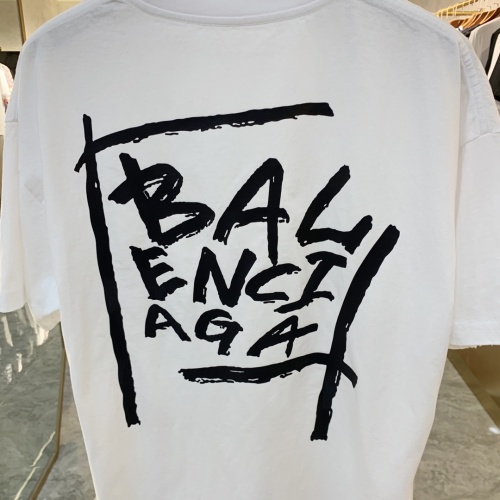 Replica Balenciaga T-Shirts Short Sleeved For Men #856395 $42.00 USD for Wholesale