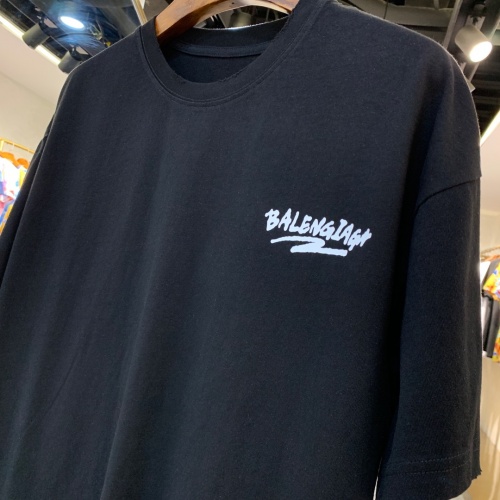 Replica Balenciaga T-Shirts Short Sleeved For Men #856396 $42.00 USD for Wholesale