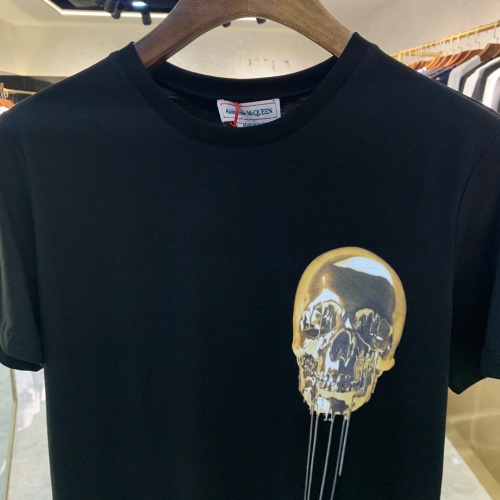 Replica Alexander McQueen T-shirts Short Sleeved For Men #856410 $41.00 USD for Wholesale