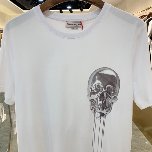 Replica Alexander McQueen T-shirts Short Sleeved For Men #856411 $41.00 USD for Wholesale