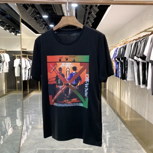 Off-White T-Shirts Short Sleeved For Men #856413 $41.00 USD, Wholesale Replica Off-White T-Shirts