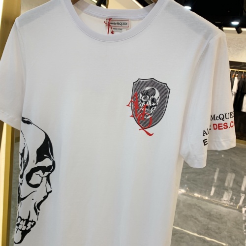 Replica Alexander McQueen T-shirts Short Sleeved For Men #856429 $41.00 USD for Wholesale