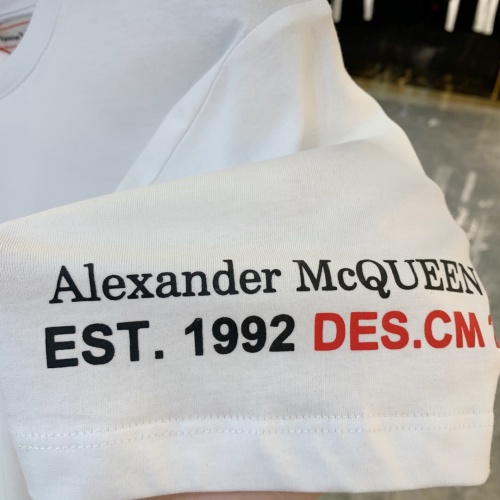 Replica Alexander McQueen T-shirts Short Sleeved For Men #856429 $41.00 USD for Wholesale