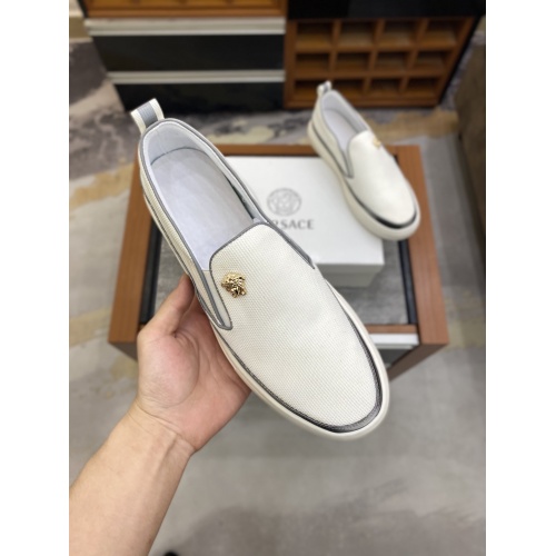 Replica Versace Casual Shoes For Men #856516 $68.00 USD for Wholesale