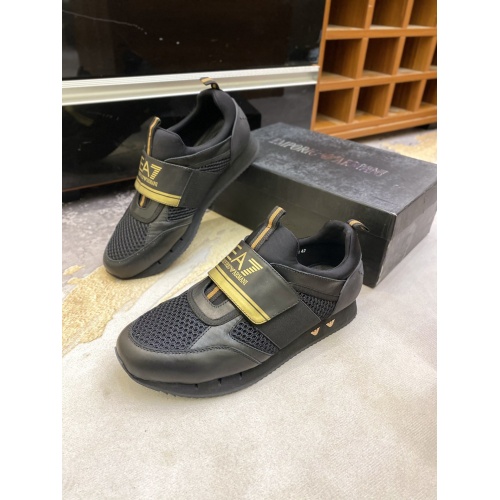 Replica Armani Casual Shoes For Men #856523 $80.00 USD for Wholesale