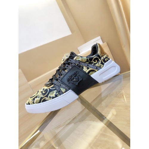 Replica Versace Casual Shoes For Men #856542 $76.00 USD for Wholesale