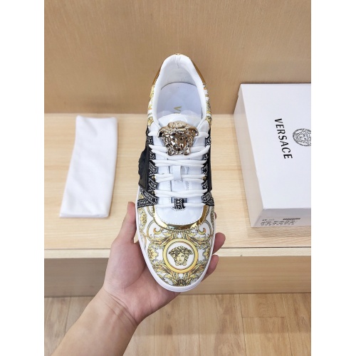 Replica Versace Casual Shoes For Men #856543 $76.00 USD for Wholesale